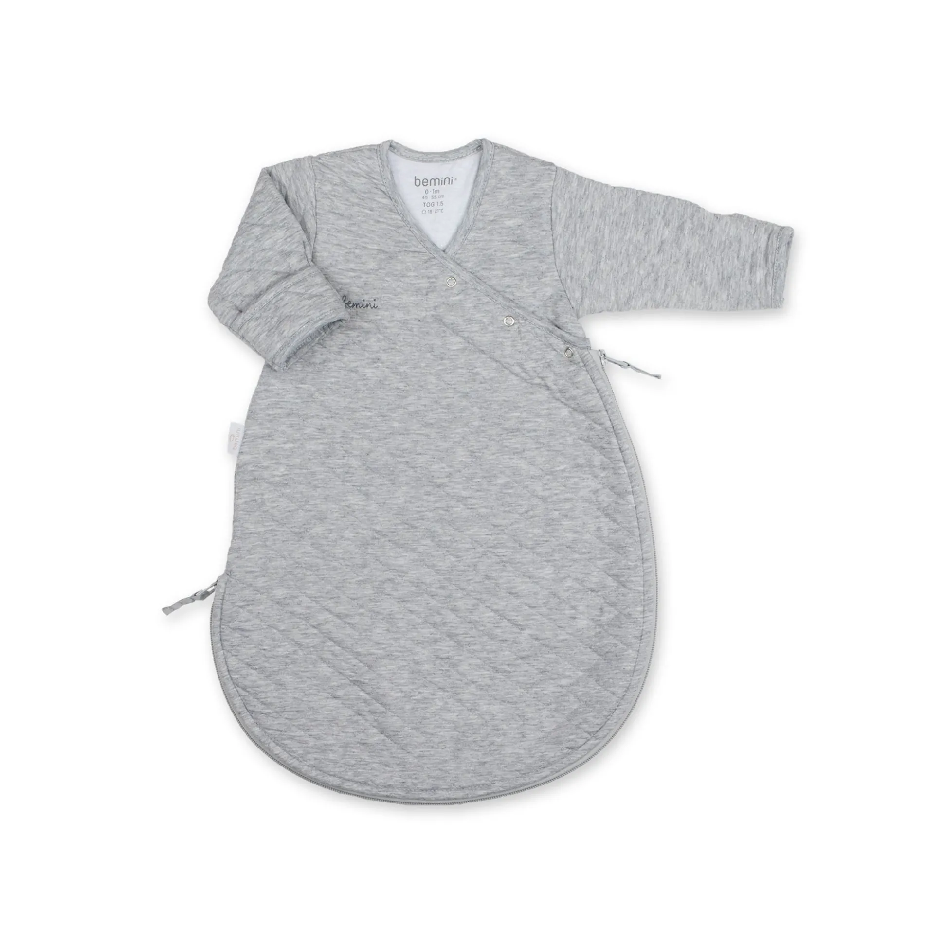 Magic Bag Pady Quilted Jersey 0-1M Quilt Mix Grey Tog 1.5