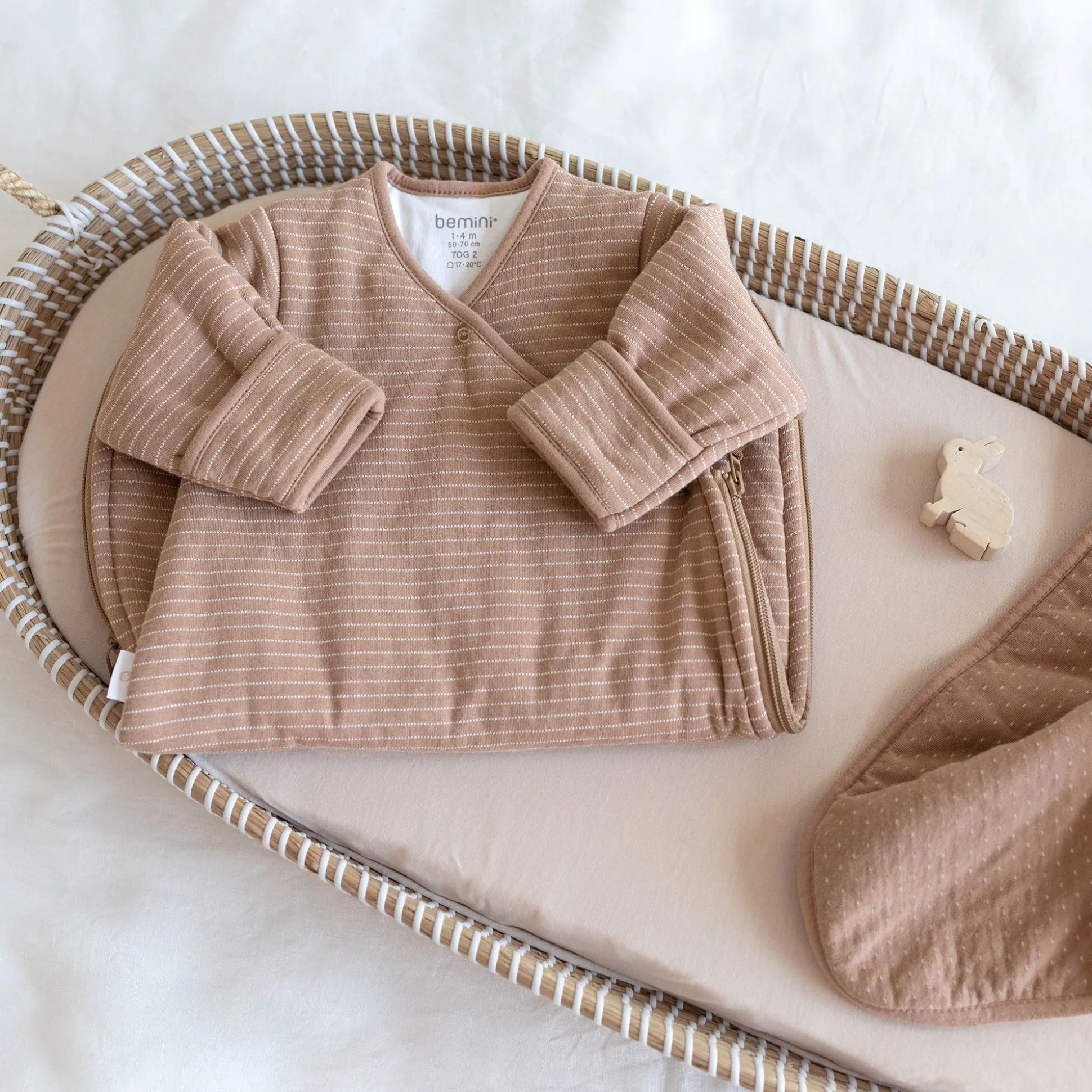 Magic Bag Pady Twin Jersey + Jersey 1-4M Dunes Stripe Muffin Tog 2