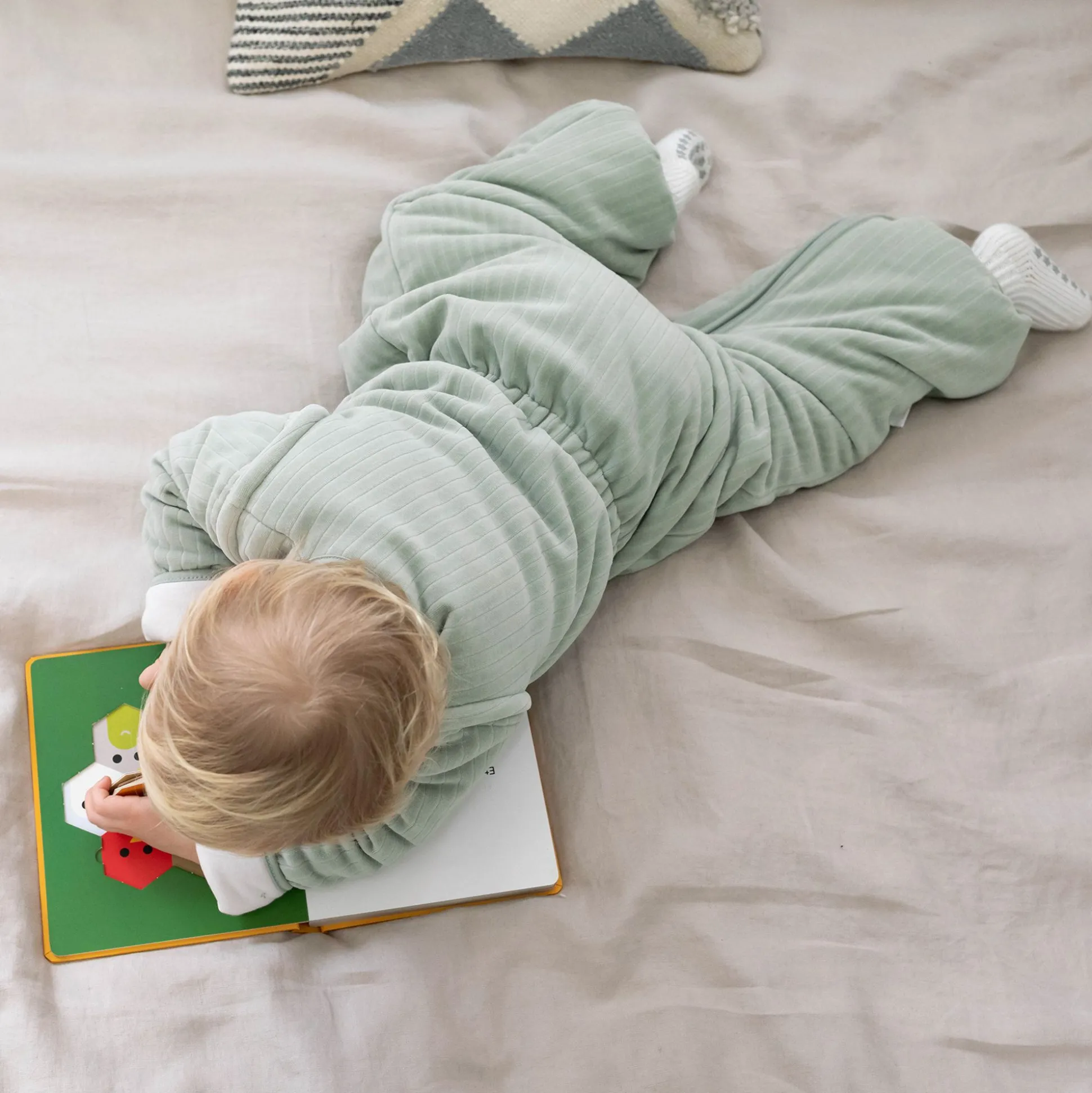 Magic Bag Pady Velvet + Jersey 24-36M Almond Tog 3