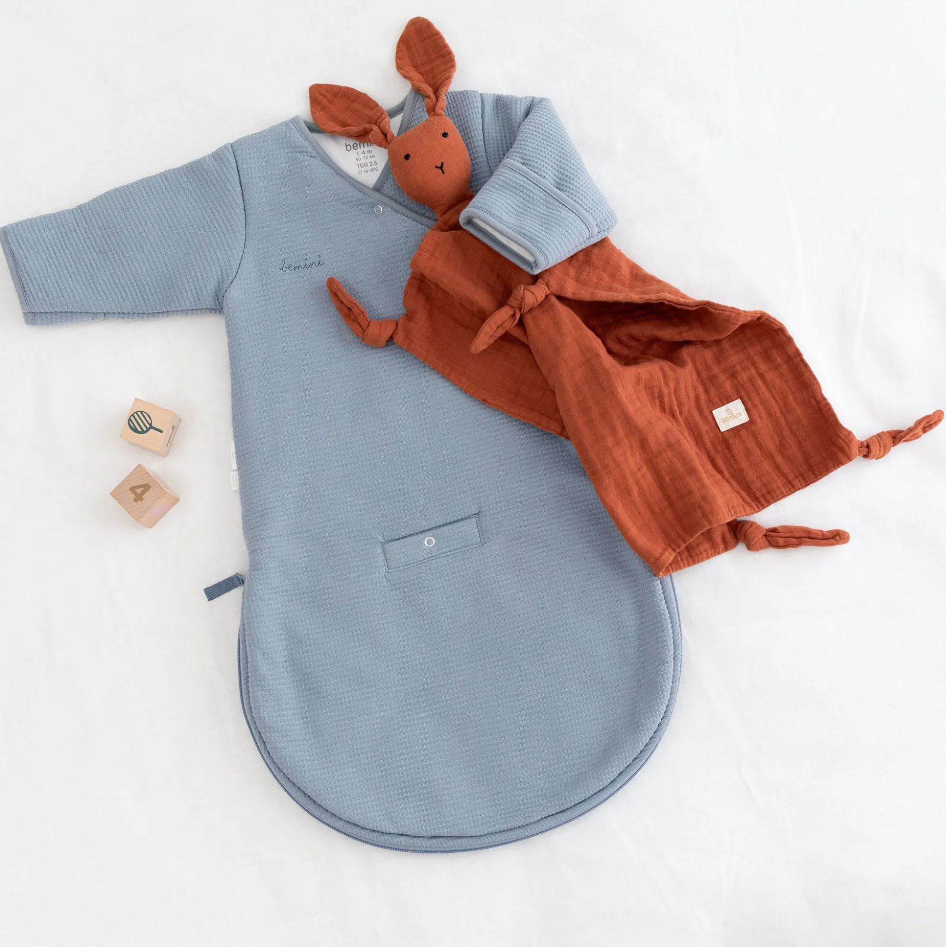 Magic Bag Pady Waffle + Jersey Bio 1-4M Wafle Stone Tog 2.5