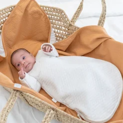 Magic Bag Quilted Jersey 0-1M Bemini Licht Beige Gemeleerd Tog 1.5