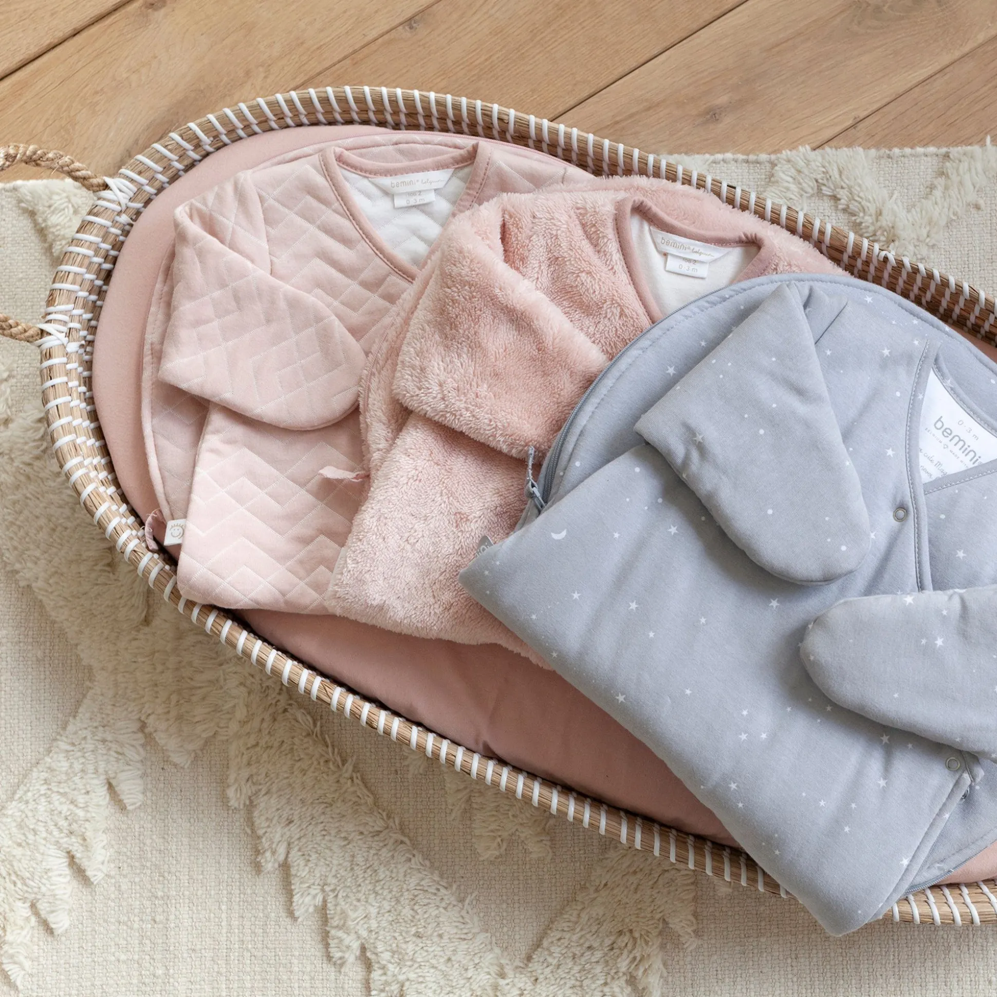Magic Bag Quilted Jersey 1-4M Osaka Blush Tog 1.5