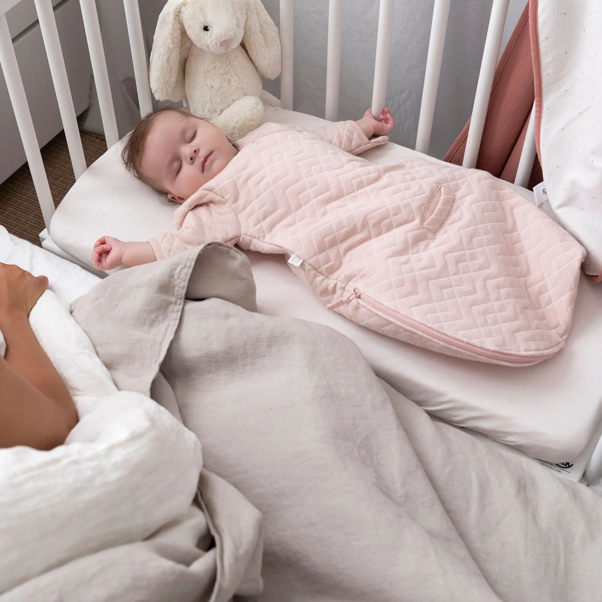 Magic Bag Quilted Jersey 1-4M Osaka Blush Tog 1.5