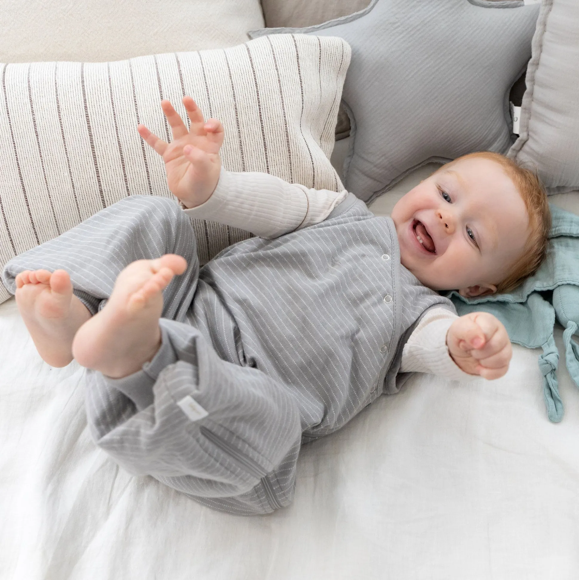 Magic Bag Twin Jersey 4-12M Dunes Stripe Shadow Tog 1