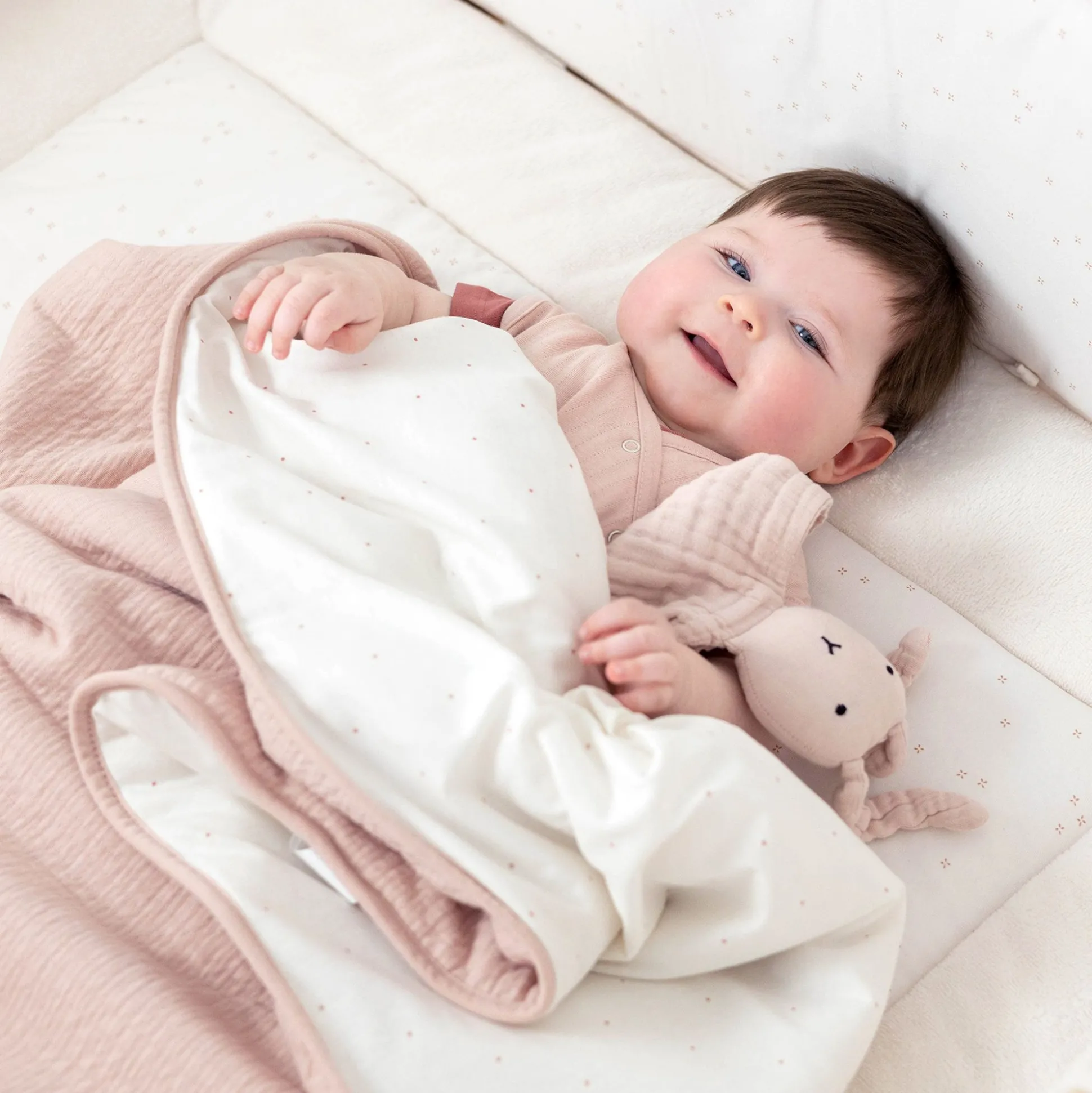 Parklegger Pady Jersey + Bamboe 100X100Cm Oupss Mini Print Pudding