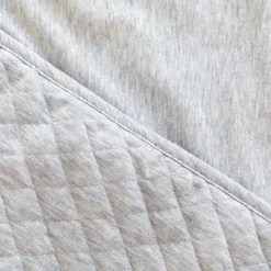 Parklegger Pady Quilted Jersey 75X95Cm Quilt Mix Grey