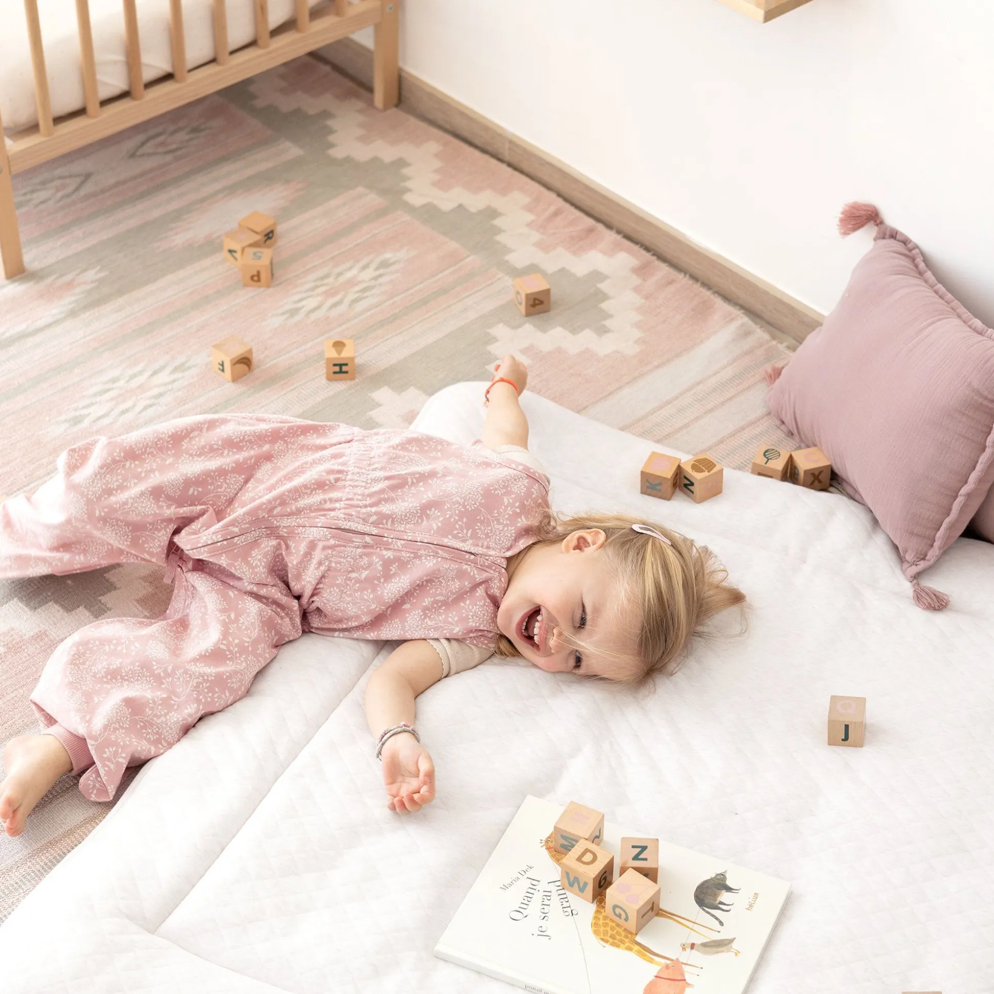 Parklegger Pady Quilted Jersey 100X100Cm Quilt Mix Tender