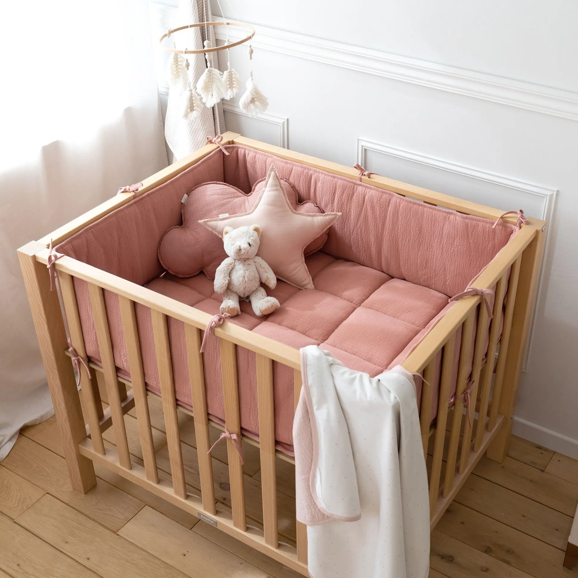 Parklegger Pady Tetra Jersey + Jersey 100X100Cm Cadum Bambi