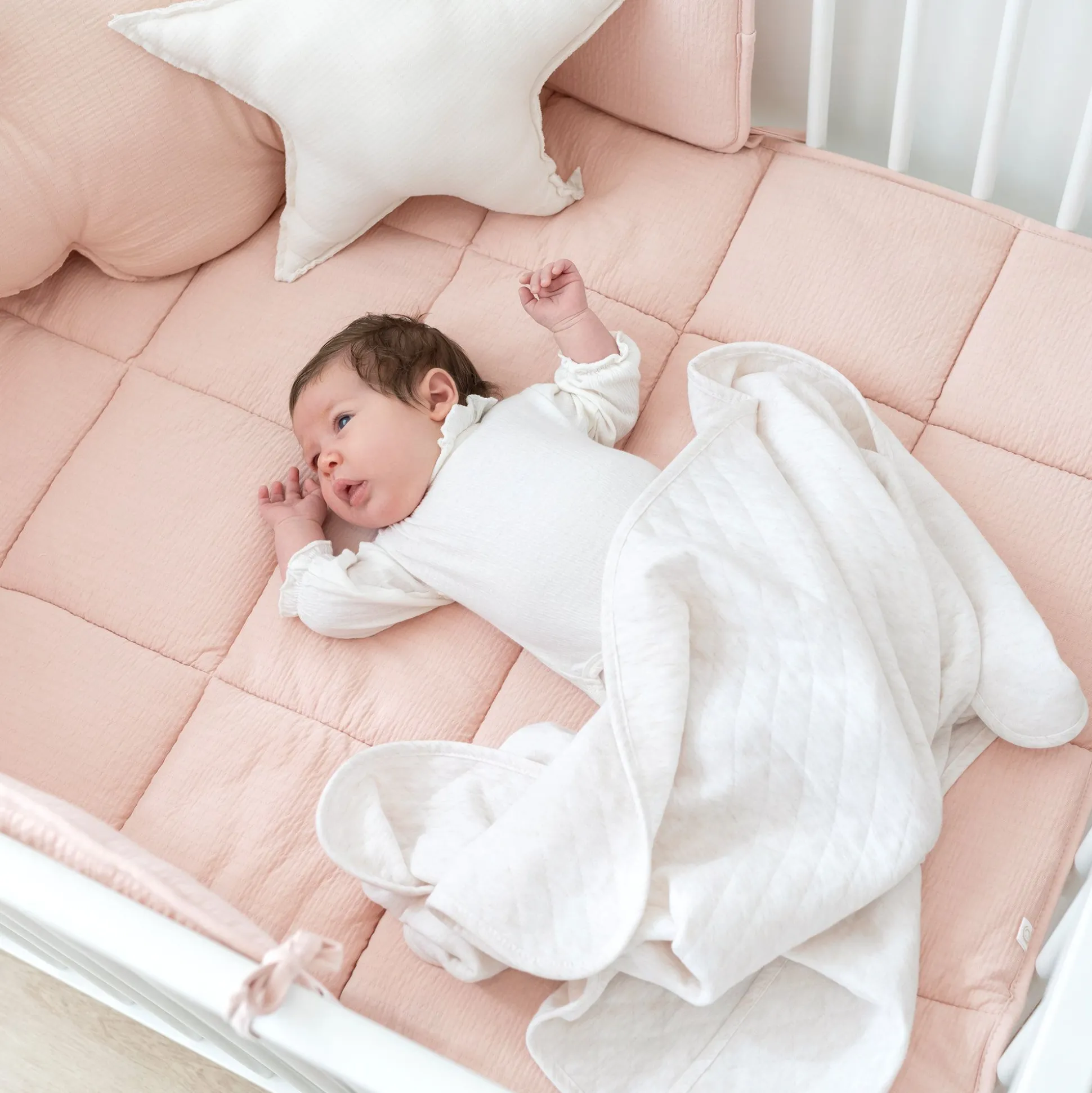 Parklegger Pady Tetra Jersey + Jersey 100X100Cm Cadum Blush