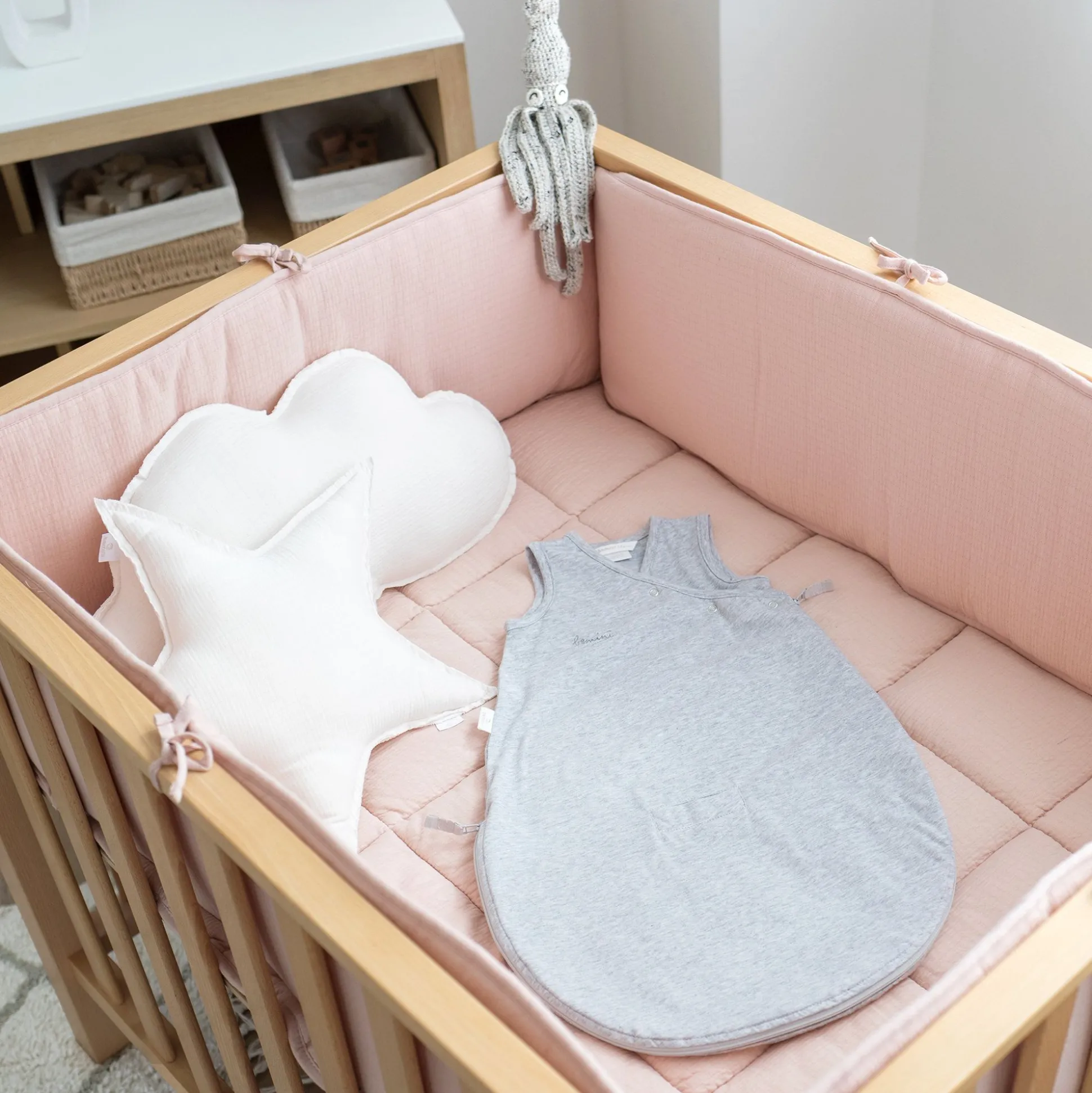 Parkomrander Pady Tetra Jersey 75X95X28Cm Cadum Blush