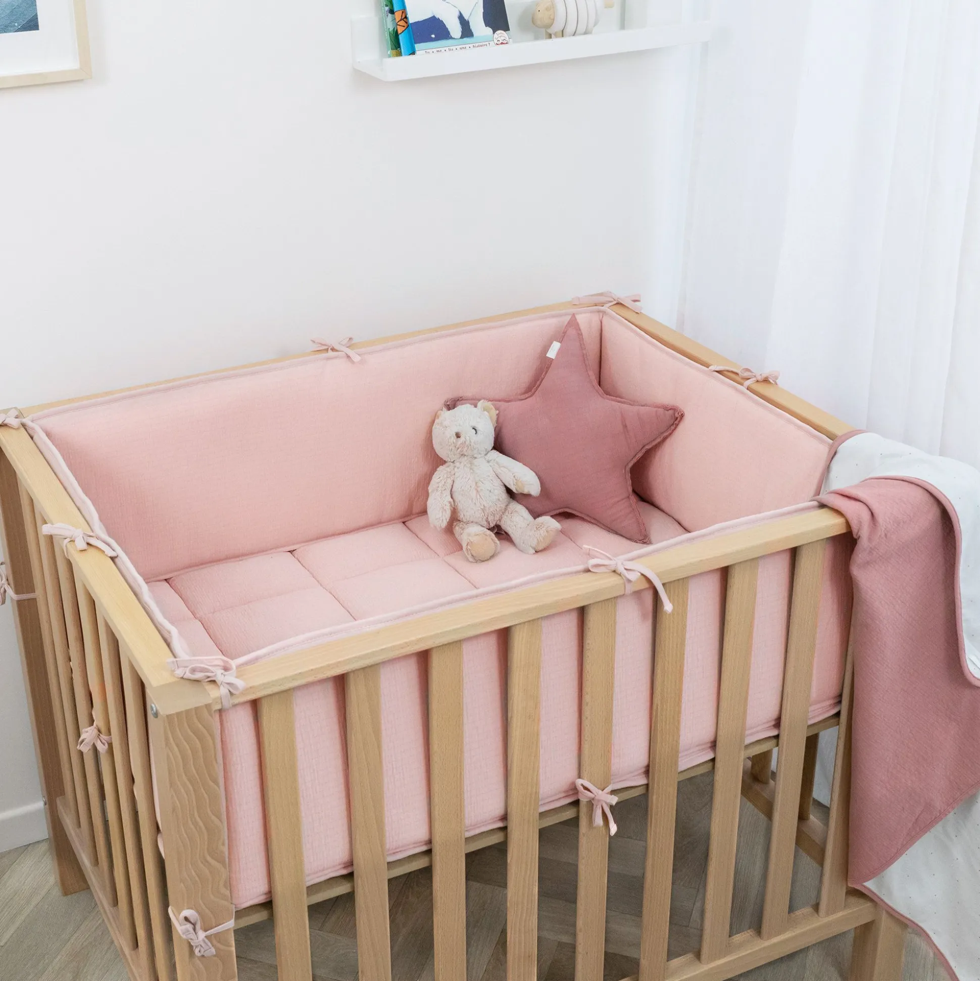 Parkomrander Pady Tetra Jersey 75X95X28Cm Cadum Blush