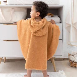 Poncho Terry 9-36M Bemini Biscuit