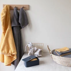 Poncho Terry 9-36M Bemini Golden