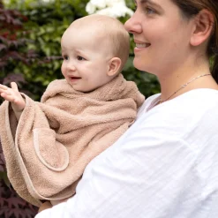 Poncho Terry 9-36M Bemini Natural