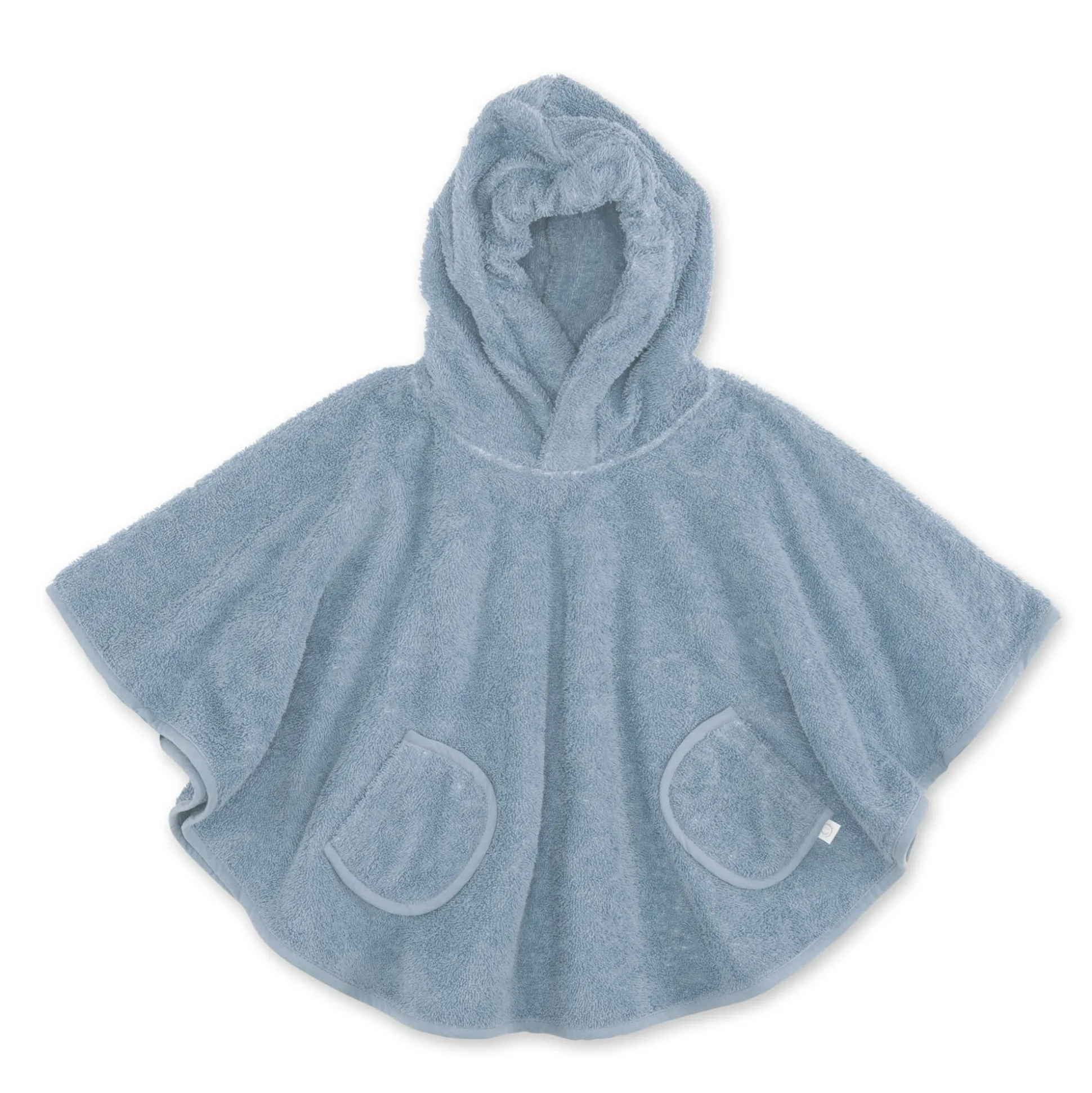 Poncho Terry 9-36M Bemini Stone