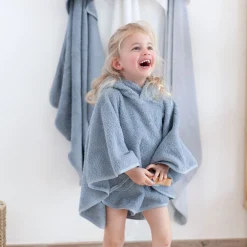 Poncho Terry 9-36M Bemini Stone