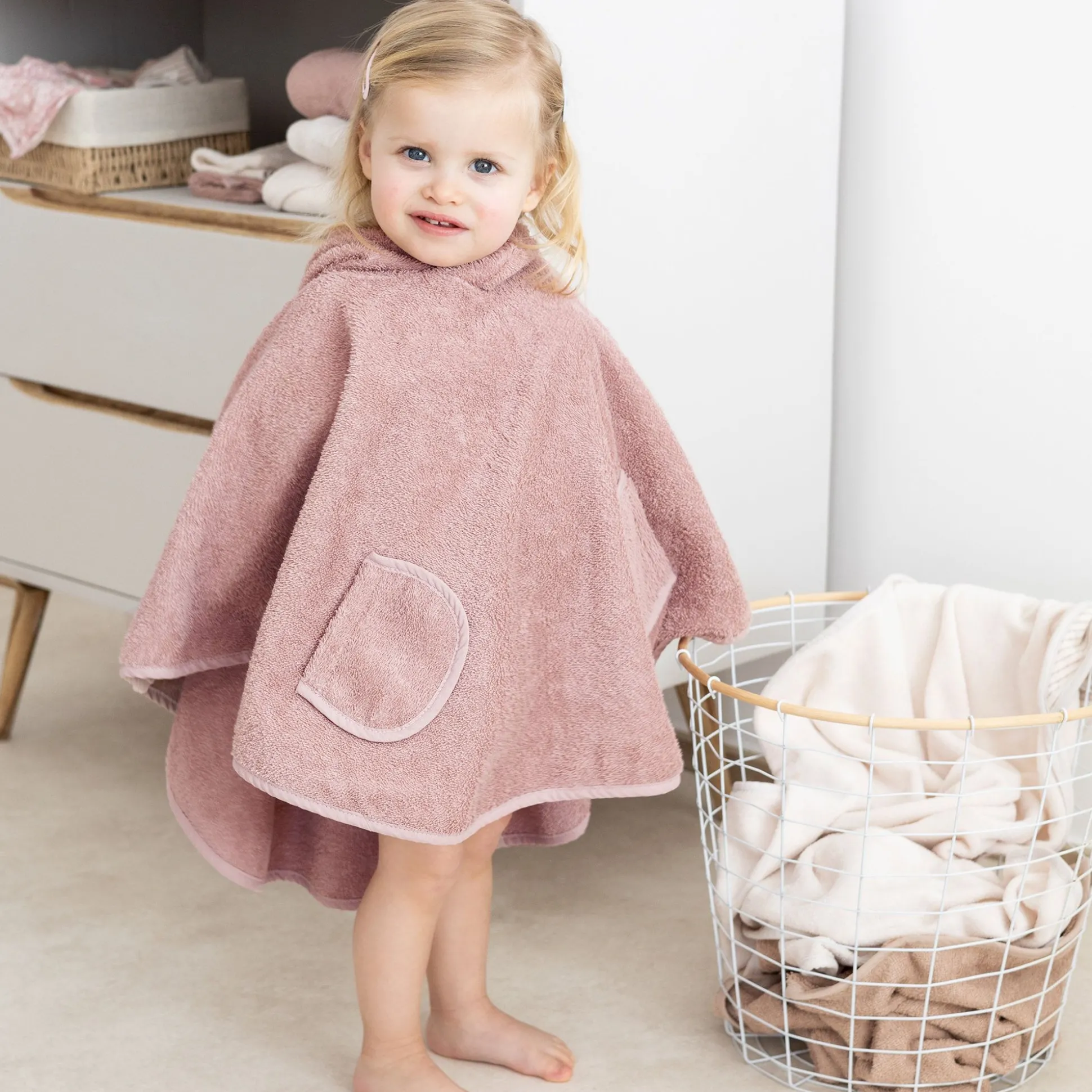 Poncho Terry 9-36M Bemini Vintage