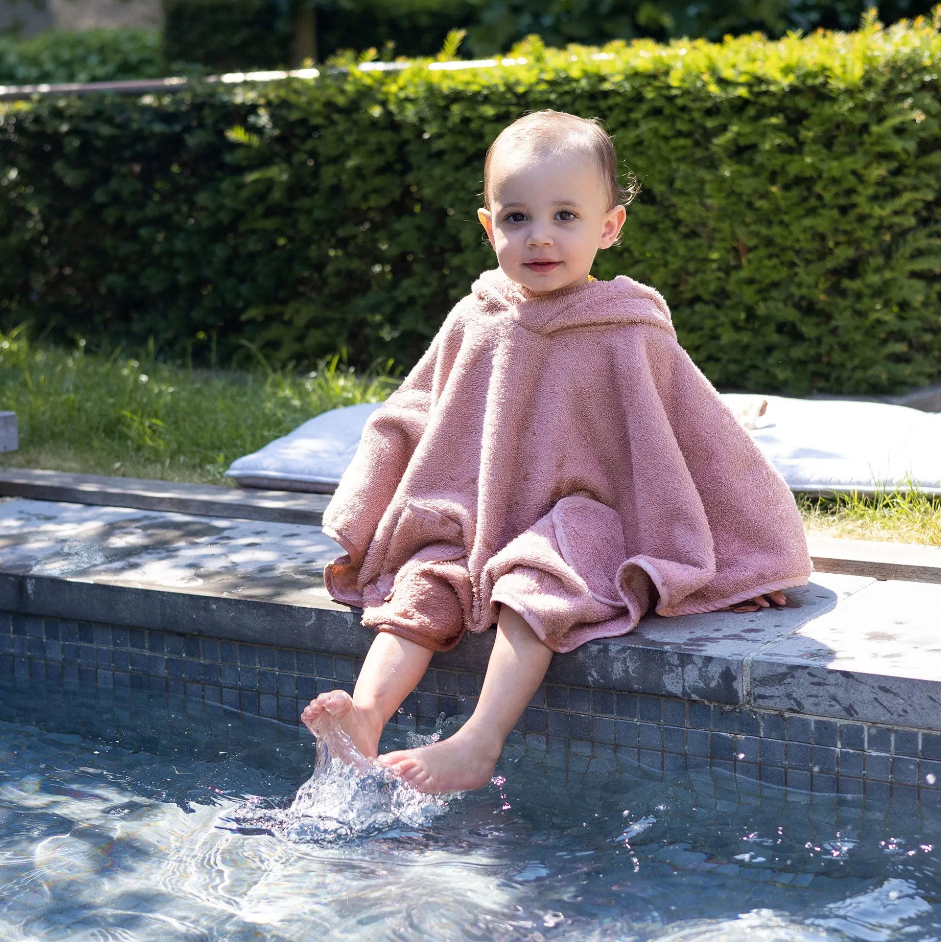 Poncho Terry 9-36M Bemini Vintage