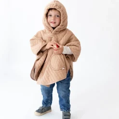 Reisponcho Pady Quilted + Jersey 9-36M Quilt Beige