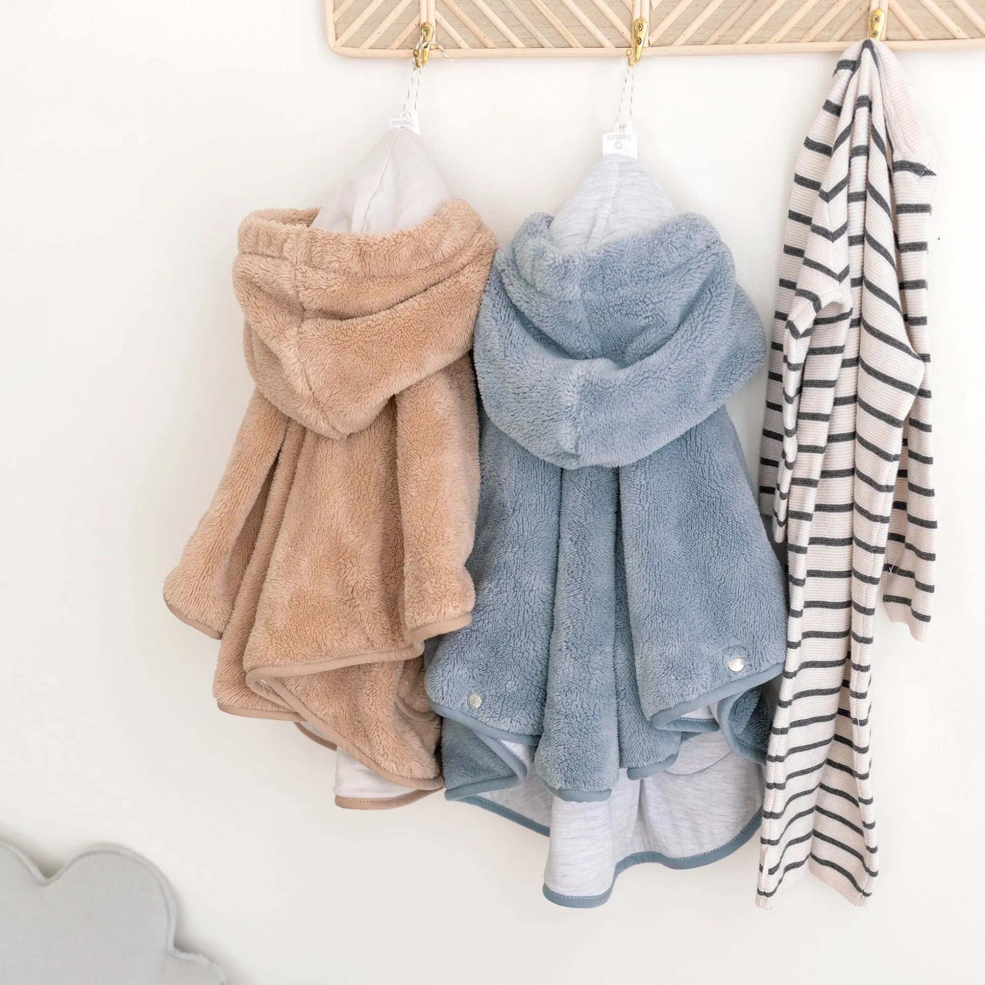 Reisponcho Softy + Jersey 9-36M Stone