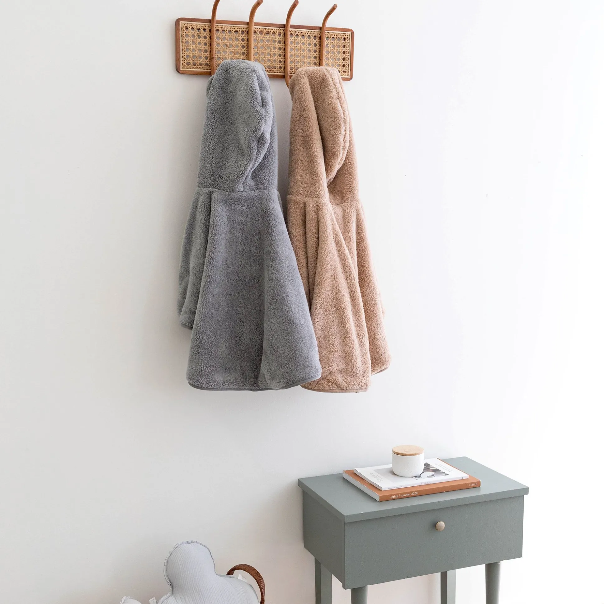 Reisponcho Softy + Jersey 9-36M Grizou