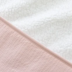 Reisponcho Tetra Jersey + Teddy 9-36M Cadum Blush