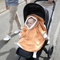 Reisponcho Tetra Jersey + Teddy 9-36M Cadum Biscuit