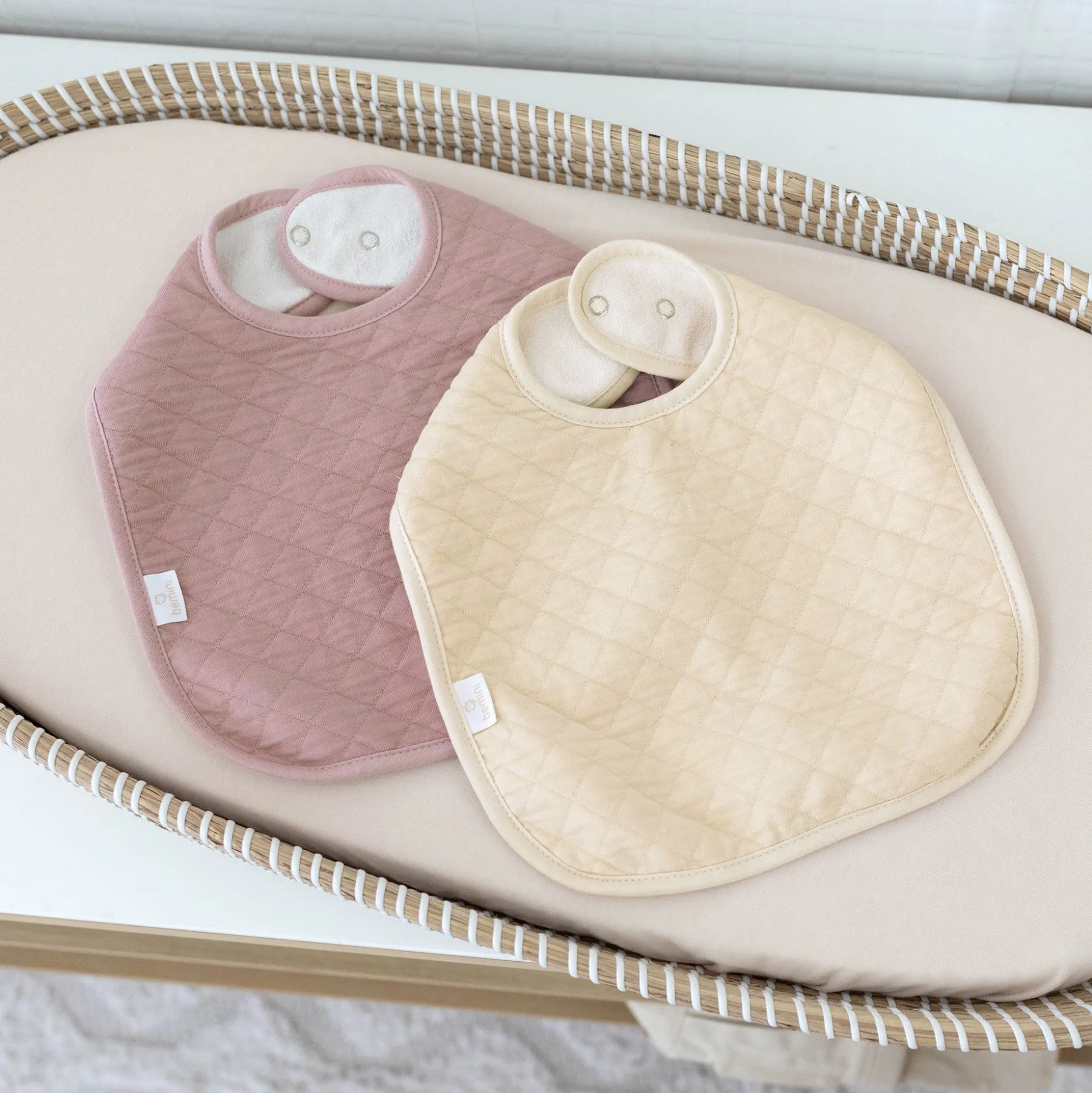 Slab Waterproof Pady Quilted Jersey 37Cm Quilt Cream