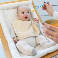 Slab Waterproof Pady Quilted Jersey 37Cm Quilt Cream