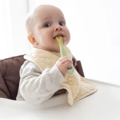 Slab Waterproof Pady Quilted Jersey 37Cm Quilt Cream