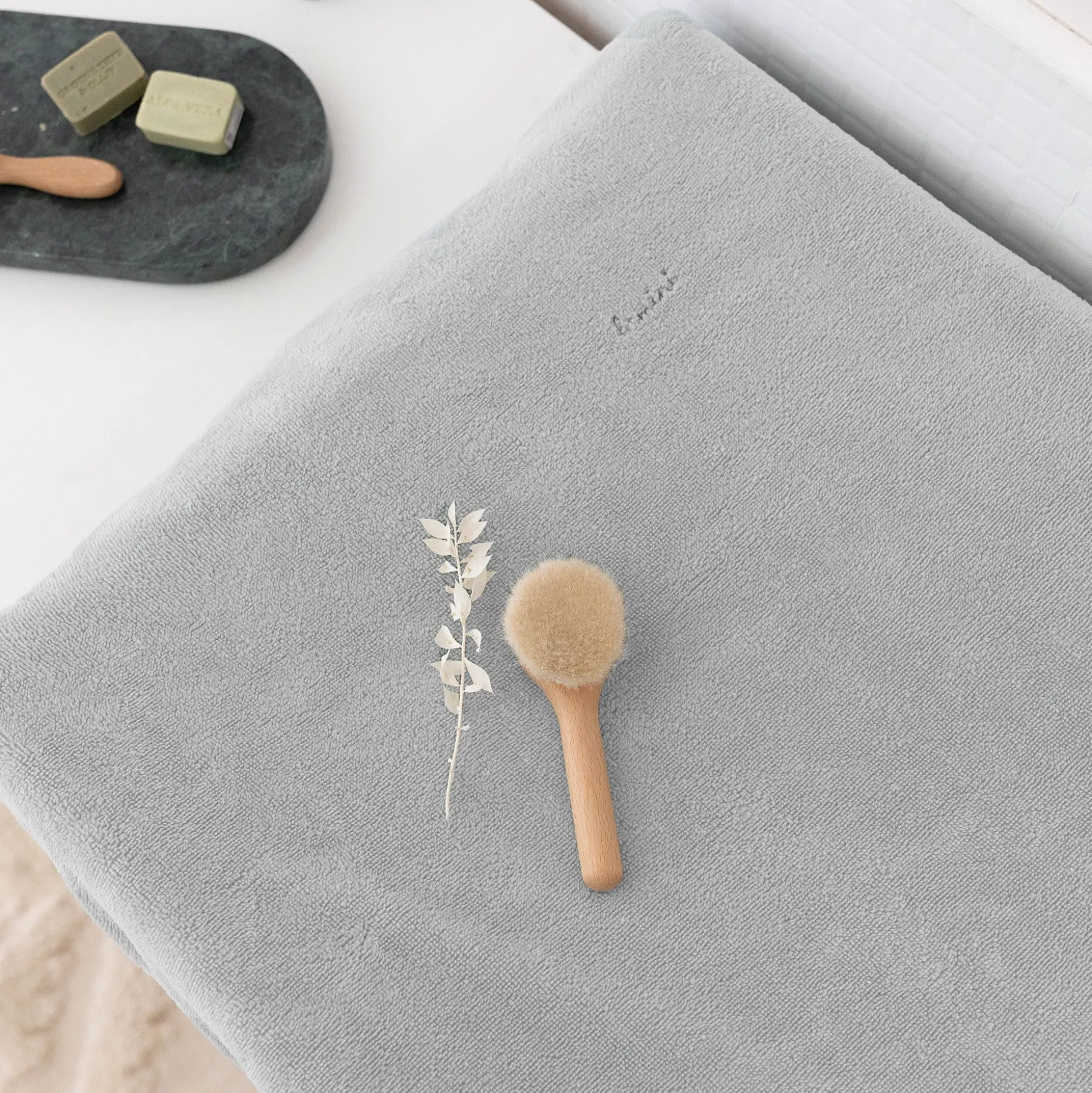 Waskussenhoes Bamboo 50X75Cm Bemini Plum