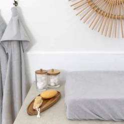 Waskussenhoes Terry 50X75Cm Bemini Grizou