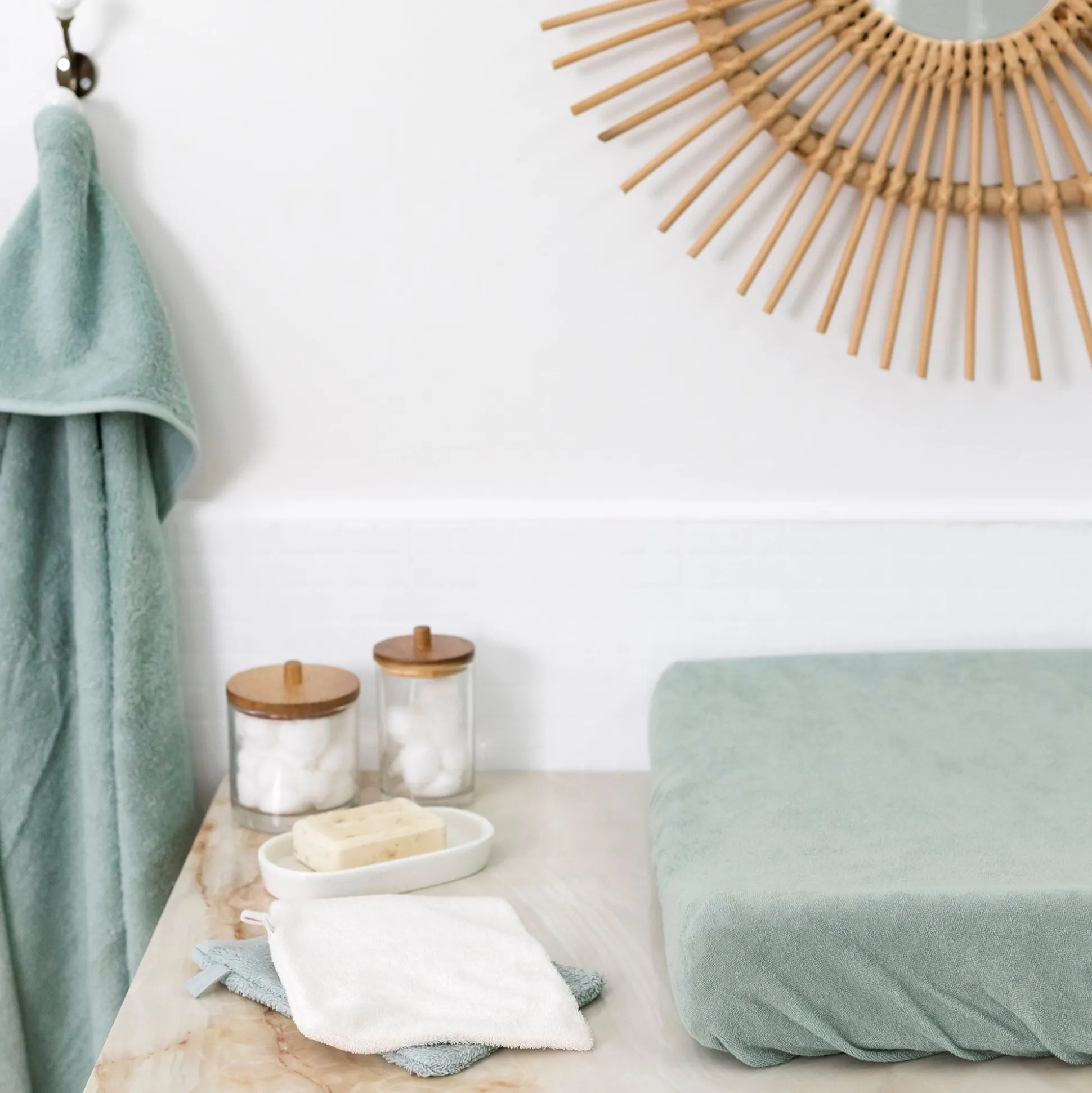 Waskussenhoes Terry 50X75Cm Bemini Lunar