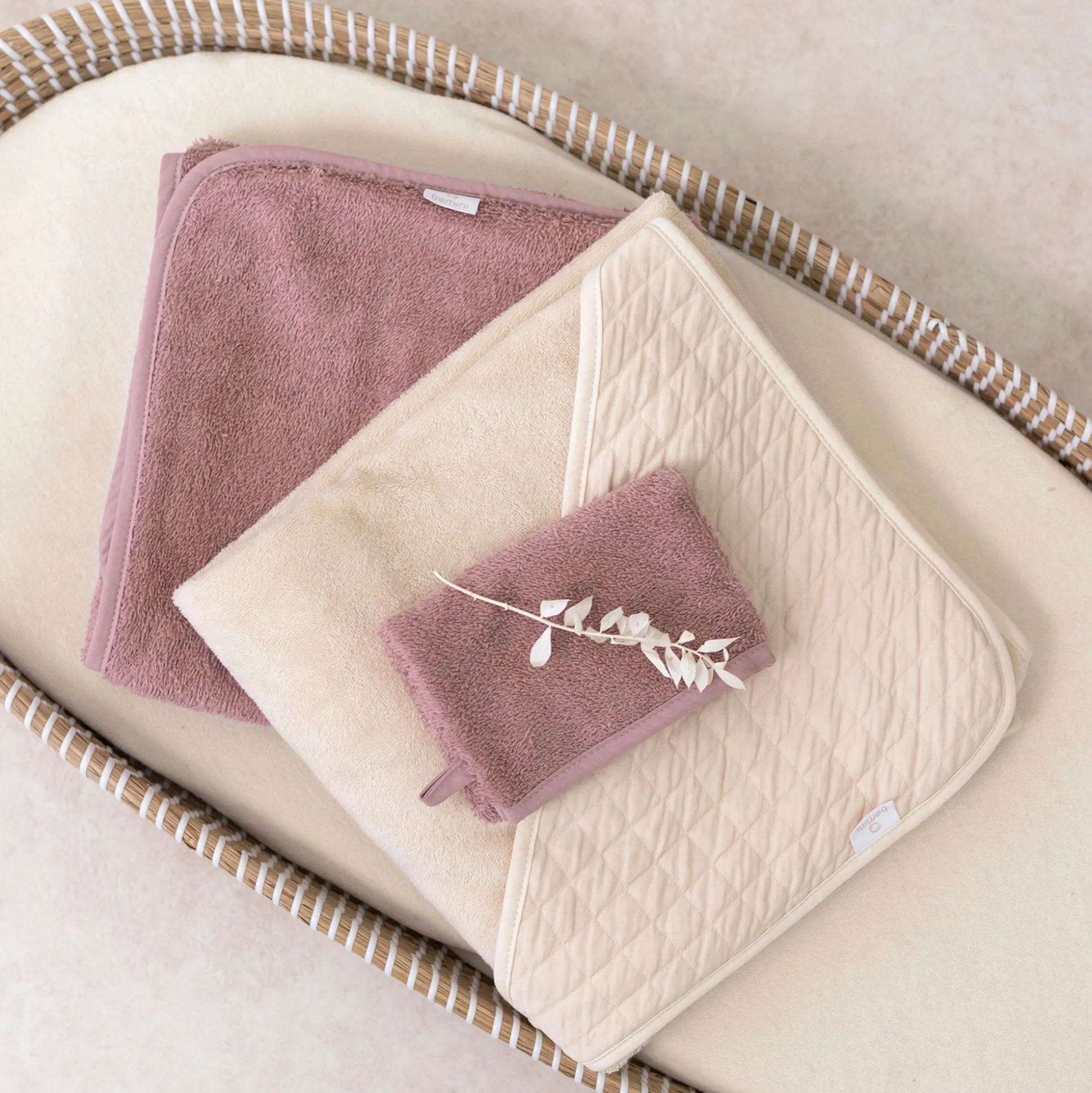 Waskussenhoes Terry 50X75Cm Bemini Cream