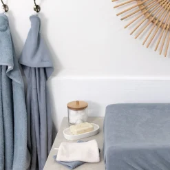 Waskussenhoes Terry 50X75Cm Bemini Stone