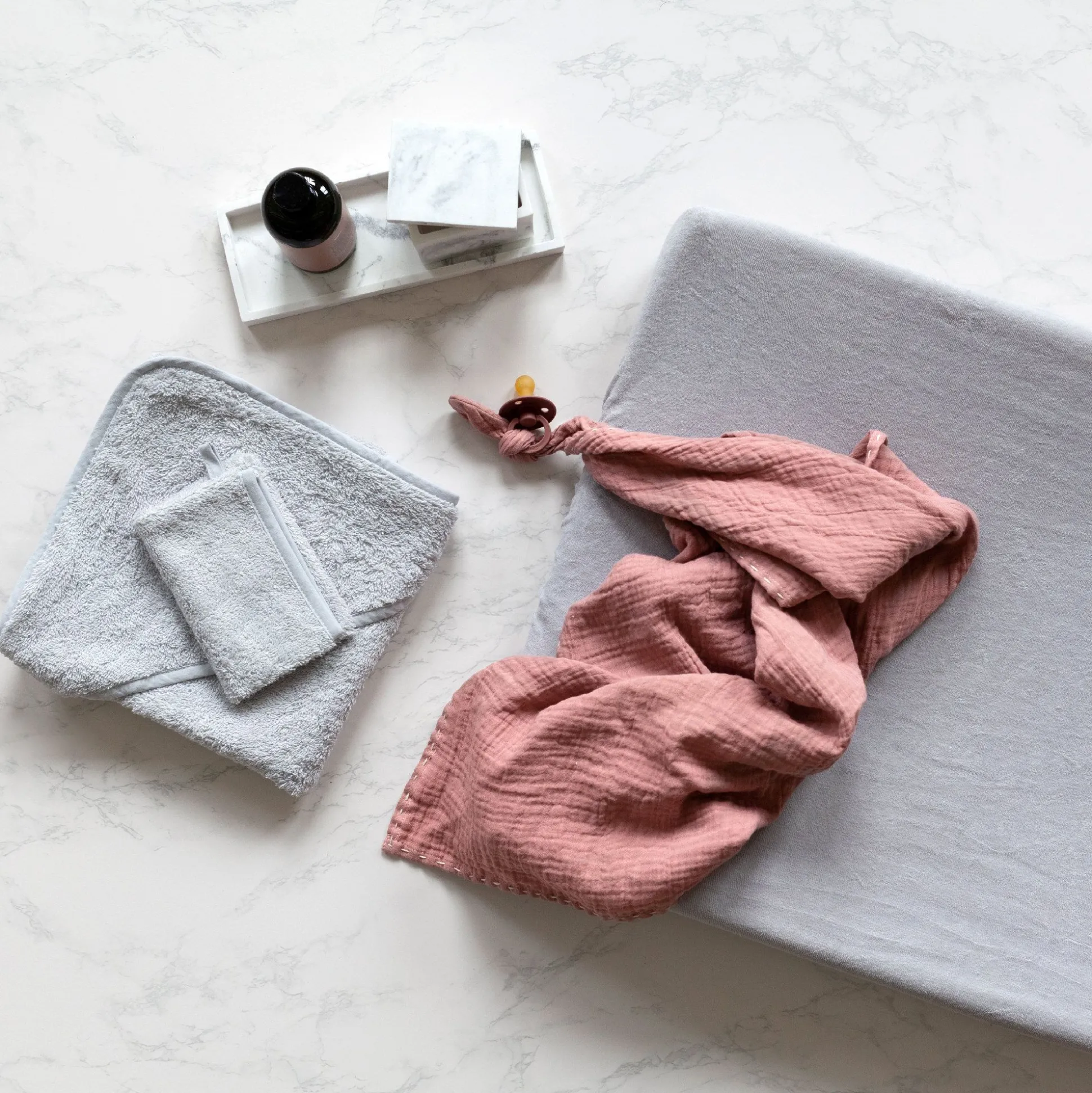 Waskussenhoes Terry 50X75Cm Bemini Plum